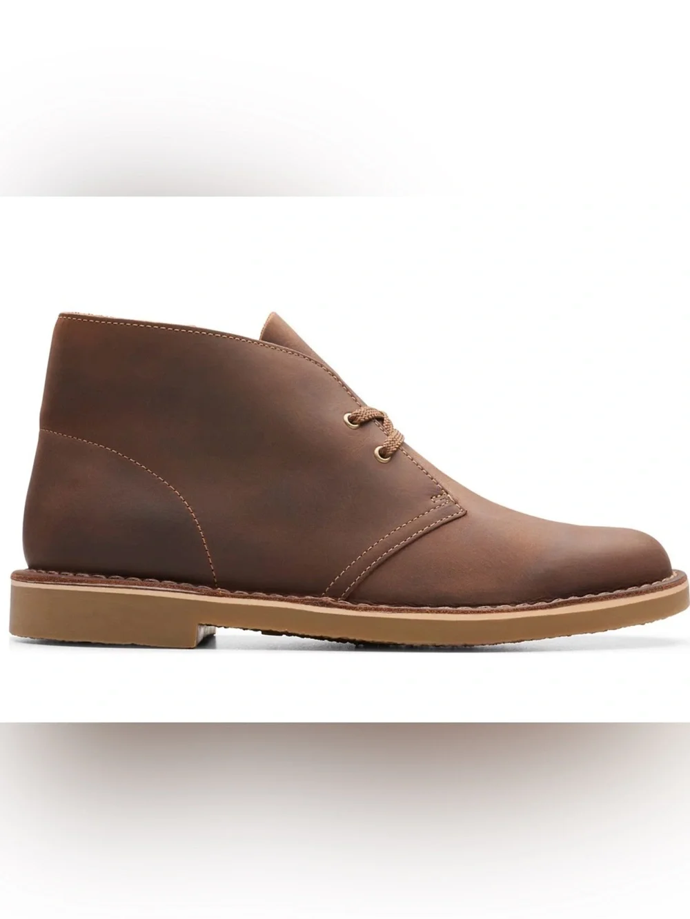 Clarks Men's Dark Brown Leather Chukka Boots Size 8.5